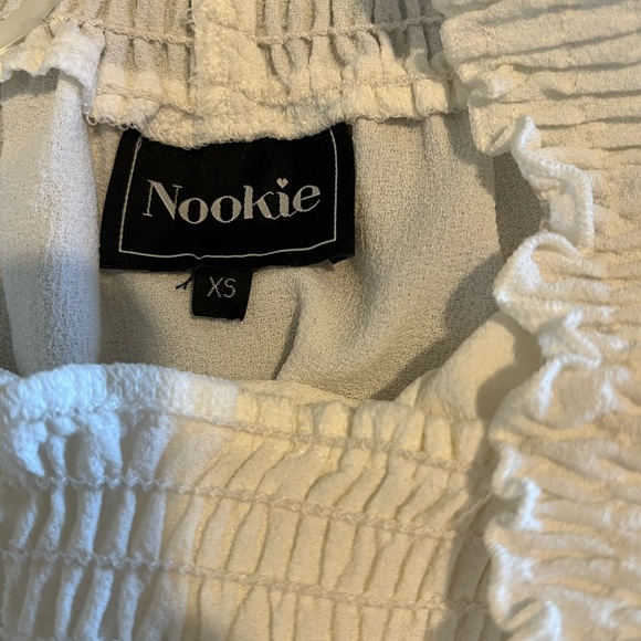 Nookie white long sleeve flowy dress. XS. Wore once, perfect condition - Picture 6 of 6